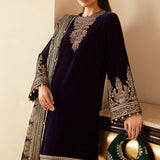 JAZMIN__Embroidered Velvet Formal VF-2030
