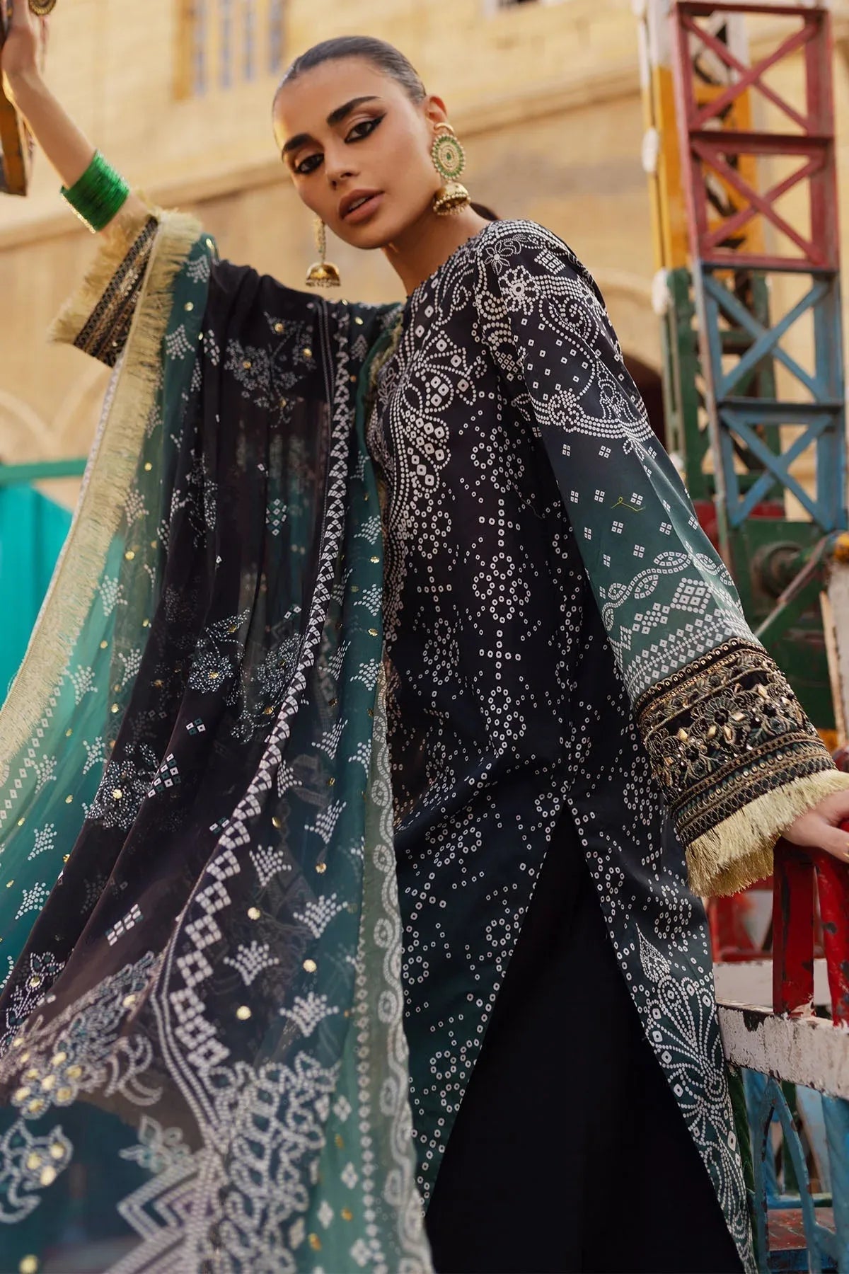 Nureh | Bazaar Lawn | NS-129 - Rang-e-Khaas