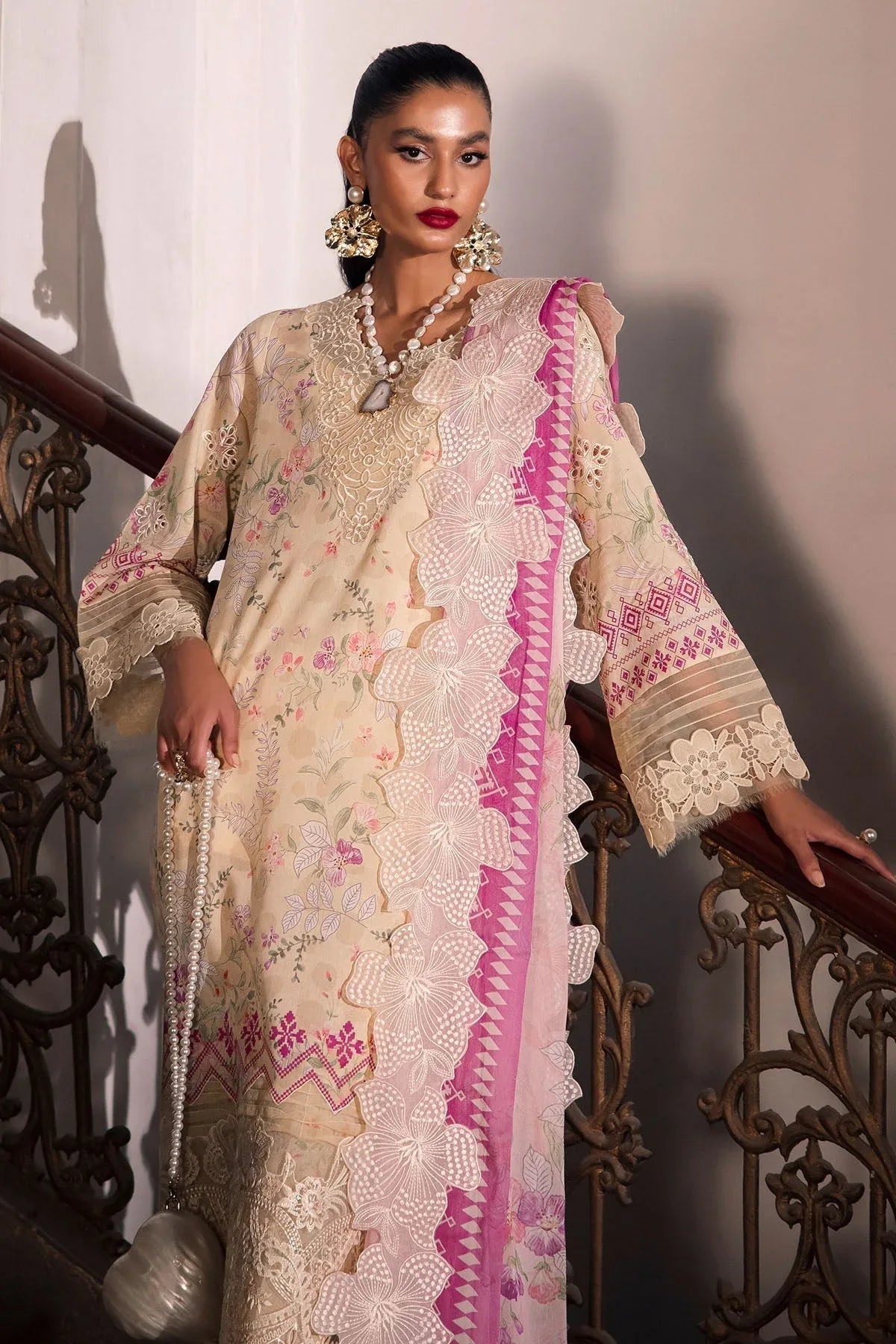 Nureh | Glam Girl Lawn | GL-14 - Rang-e-Khaas