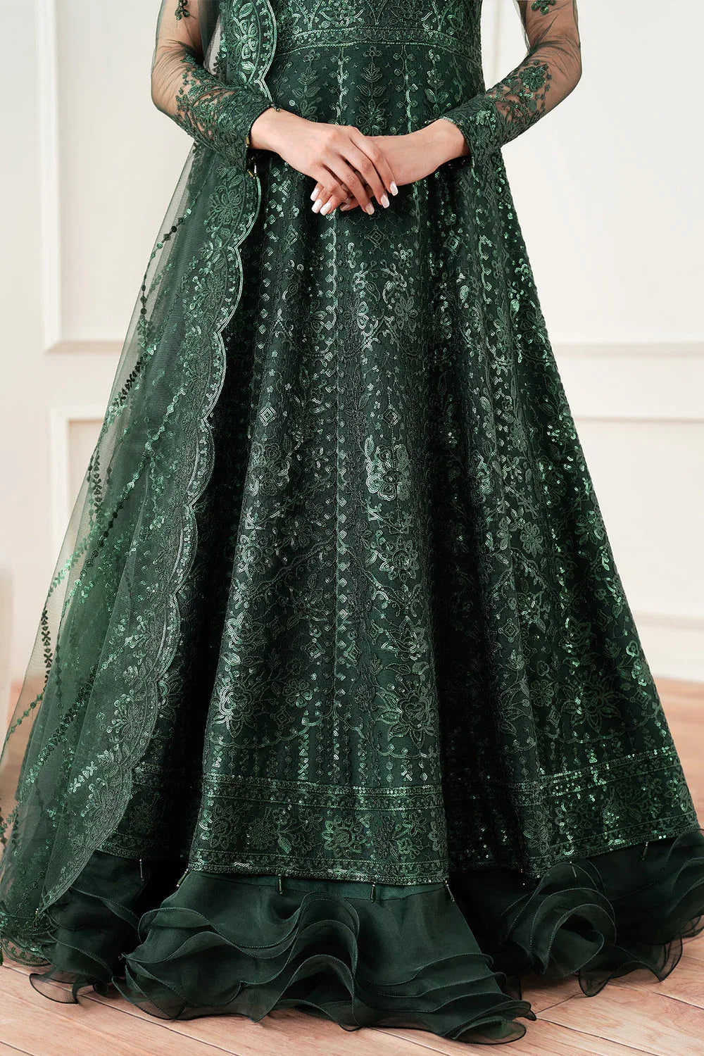 Farasha | Essence Formals 25 | Emerald Muse - Rang-e-Khaas