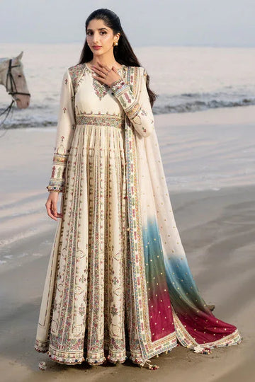Jazmin | Shahkaar Luxury Lawn 25 | SL25-D9 - Rang-e-Khaas