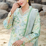 Farasha | Printed Essentials | Mint Bloom
