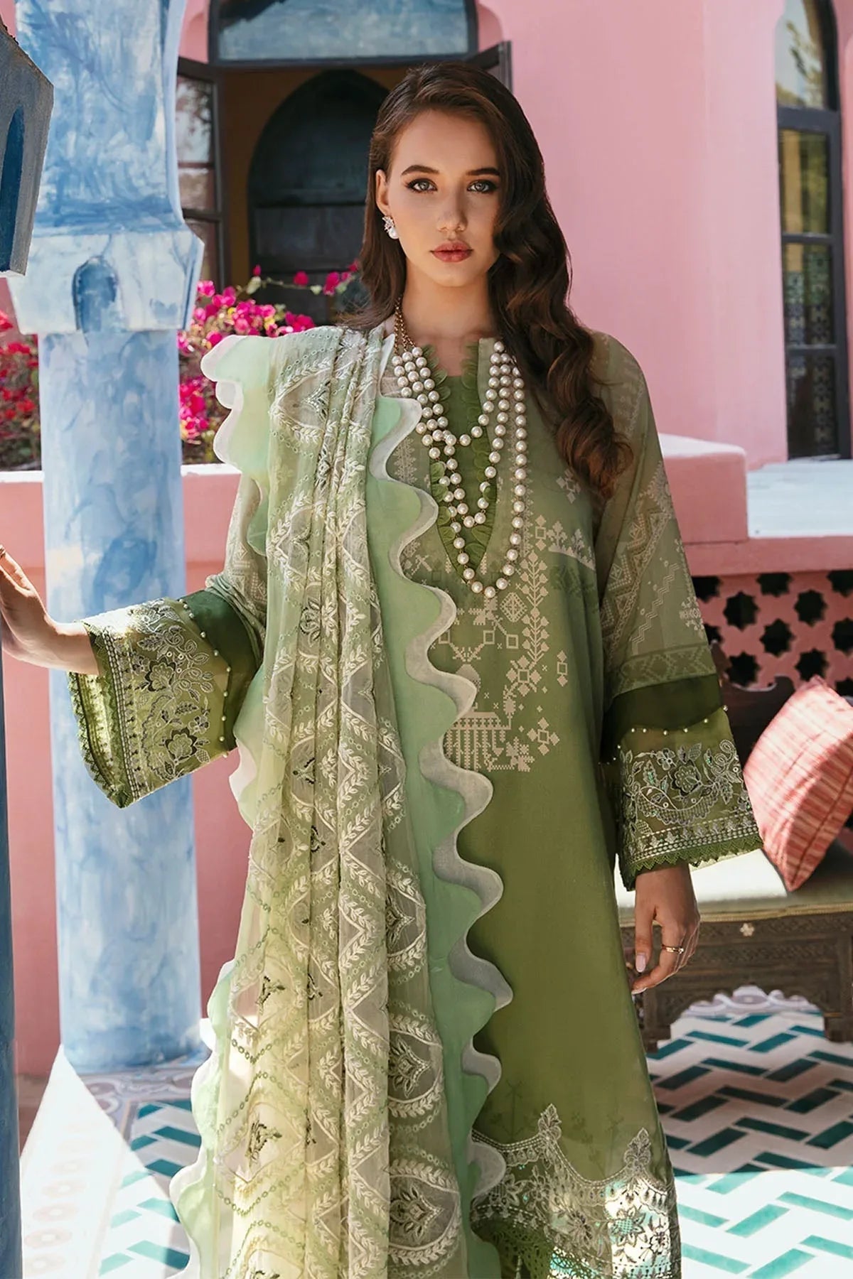 Nureh | Maya Swiss Lawn | NS-64 - Rang-e-Khaas