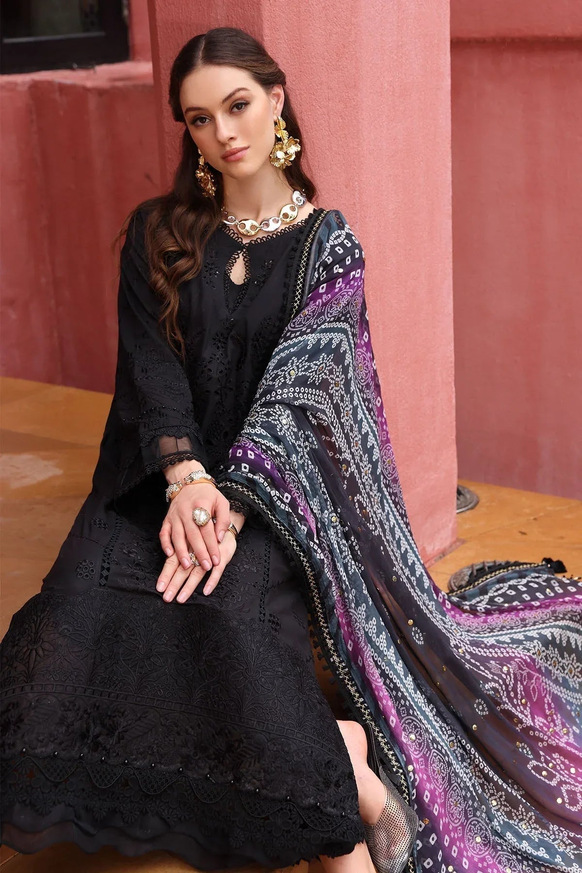 Nureh | Bazaar Lawn 25 | NE-110 - Rang-e-Khaas