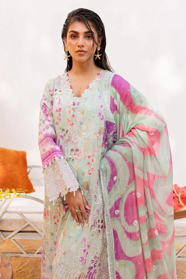 Nureh | Gardenia Lawn 24 | NS-136 A - Rang-e-Khaas