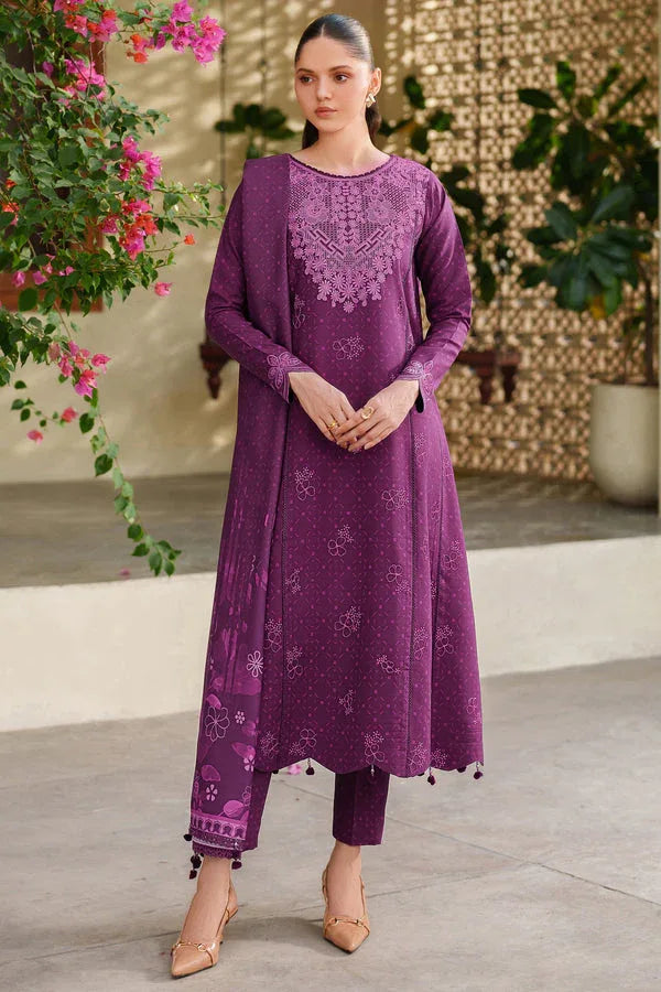 Farasha | Meline Premium Viscose 25 | Wild Plum - Rang-e-Khaas