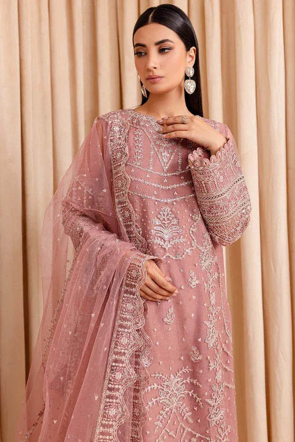 Farasha | Lumiere Formals | PASTEL PEACH - Rang-e-Khaas