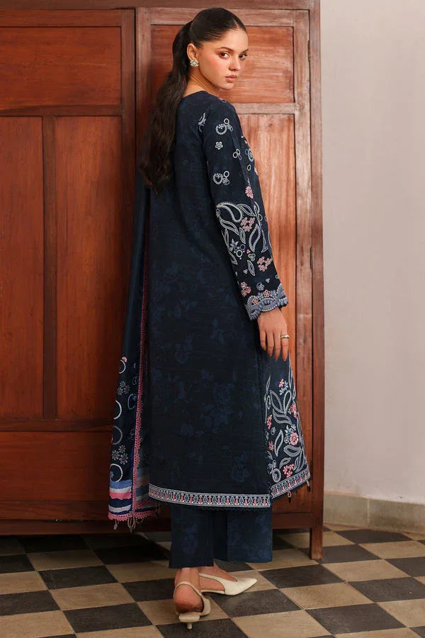 Farasha | Meline Premium Viscose 25 | Night Oak - Rang-e-Khaas