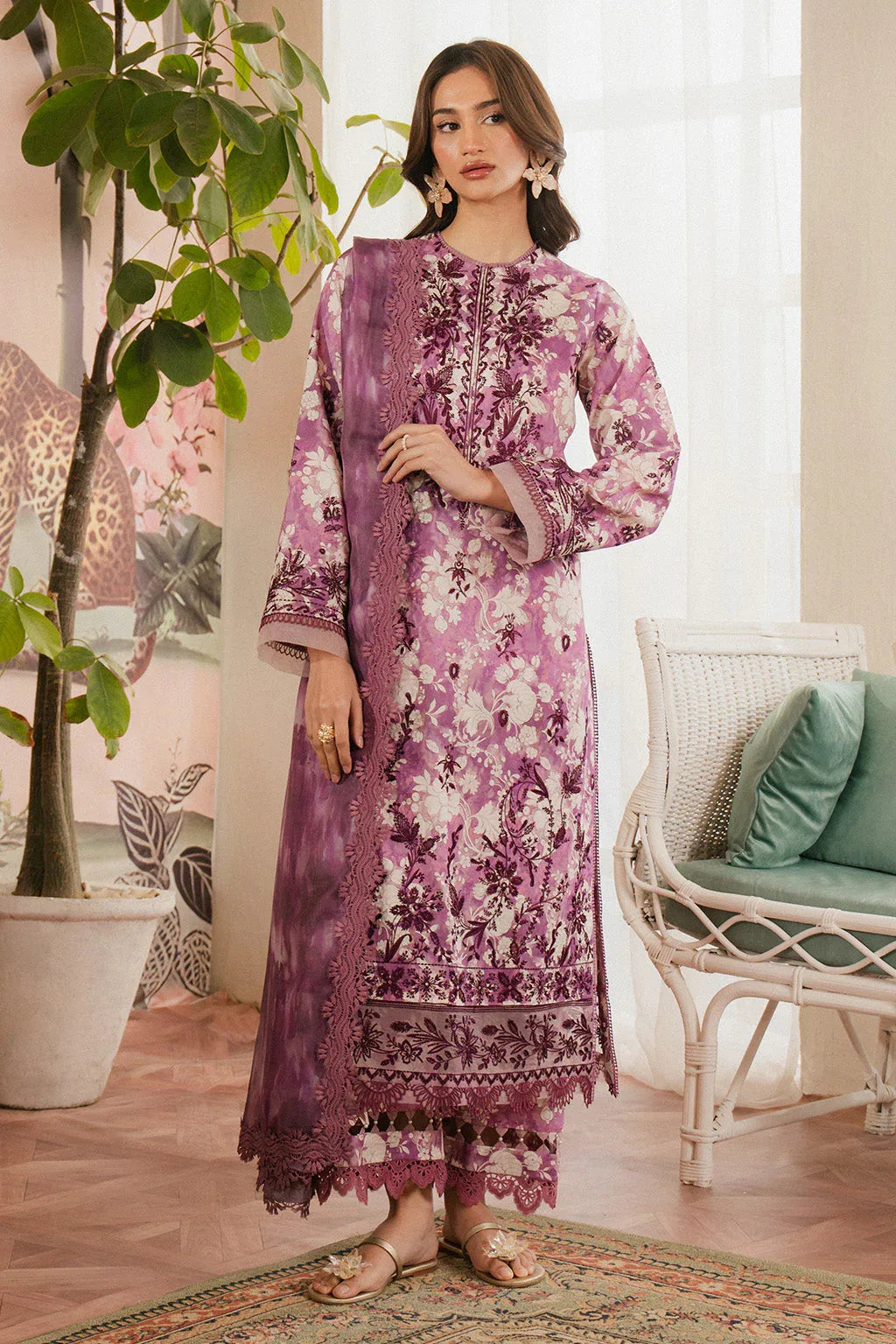 Ayzel | Armelia Printed Lawn 25 | Ren - Rang-e-Khaas