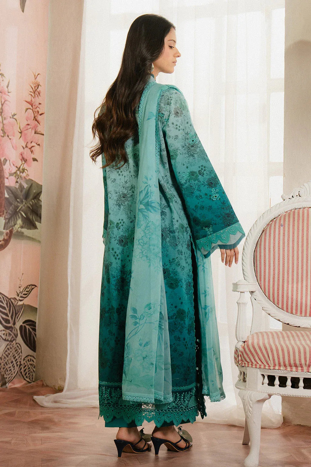 Ayzel | Armelia Printed Lawn 25 | Esmera - Rang-e-Khaas