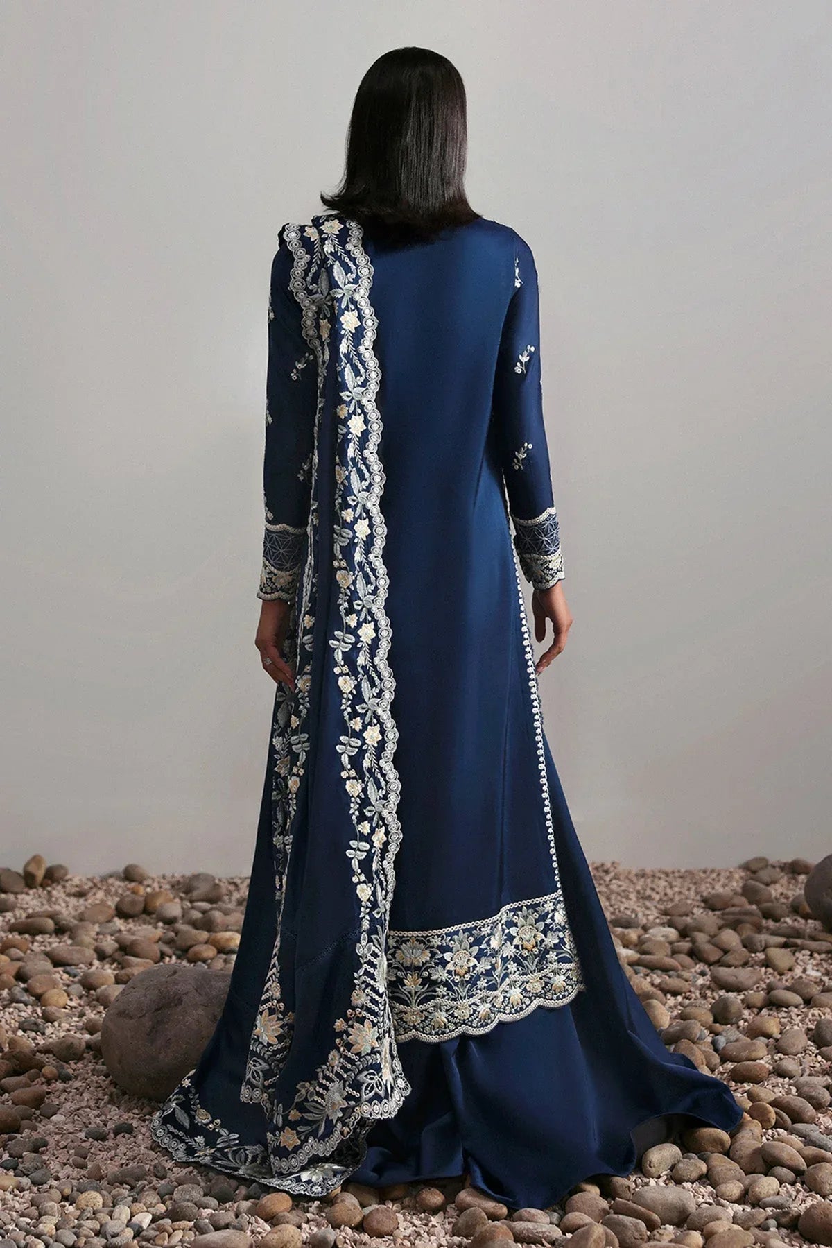 Afrozeh | Slate Ready to Wear | Alara - Rang-e-Khaas