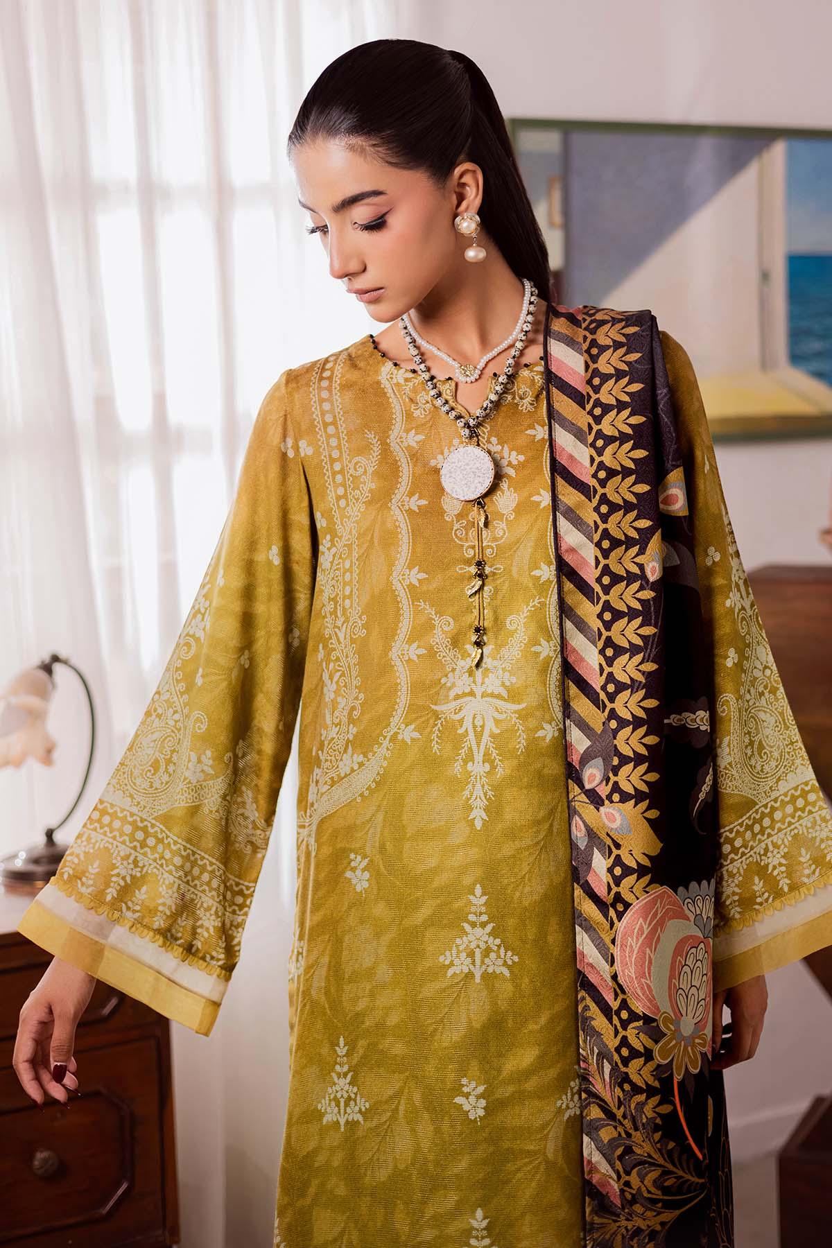 Nureh | Linen Jacquard |  SP-189 - Rang-e-Khaas