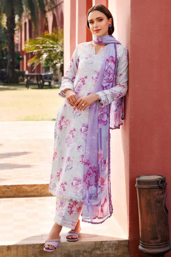 Farasha | Printed Essentials | Rosy Mist - Rang-e-Khaas