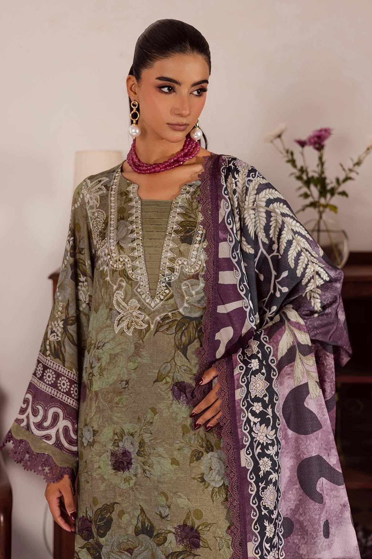 Nureh | Linen Jacquard | SP-191 - Rang-e-Khaas