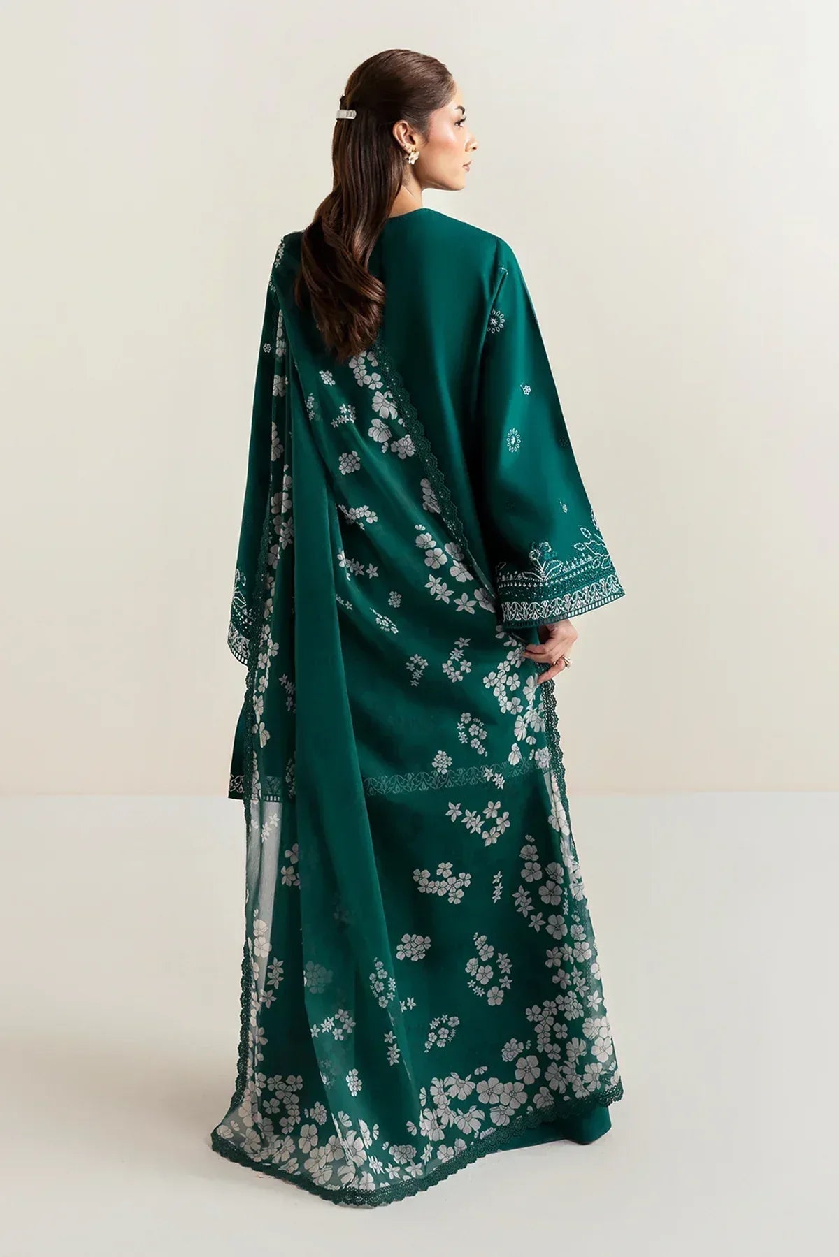 Afrozeh | Basic Pret 25 | Blueberry Majesty - Rang-e-Khaas