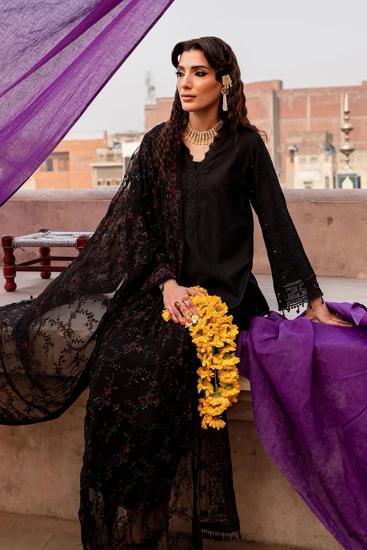 Nureh | Lawn Jacquard | NS-80 - Rang-e-Khaas