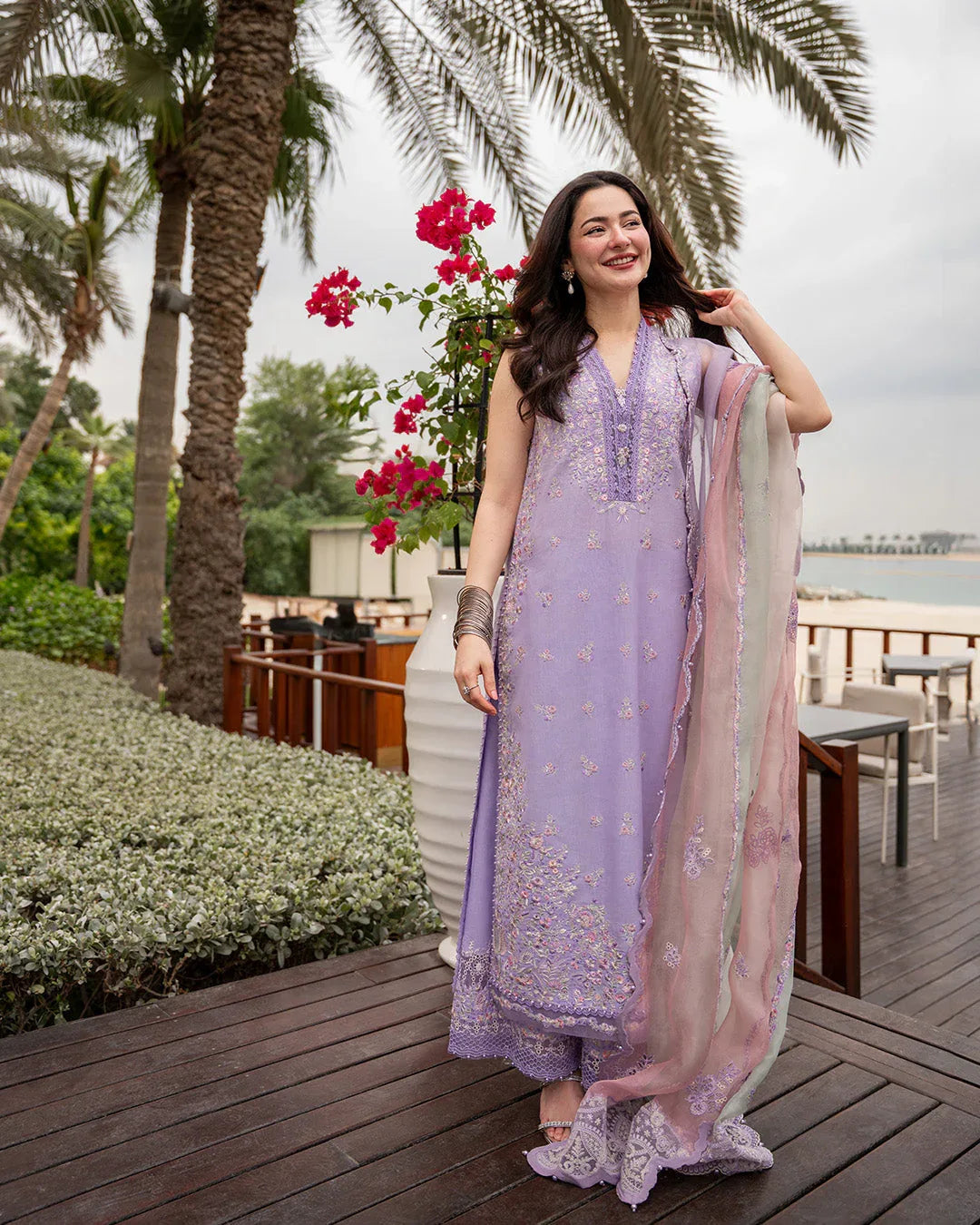 Faiza Saqlain | Aya Luxury Lawn 26' | Suela