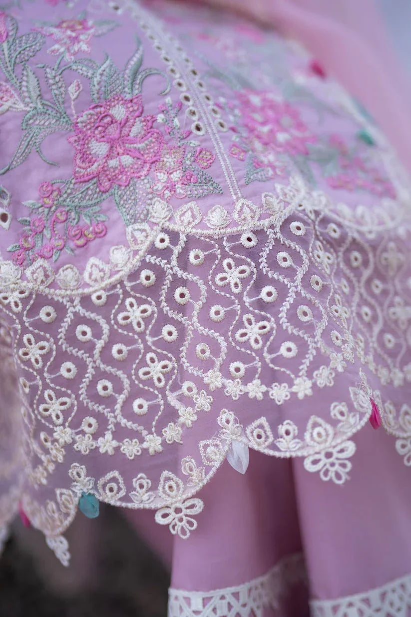 Aabyaan | Saagar Luxury Lawn 25 | ZARQA (AS-01) - Rang-e-Khaas