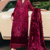 3 Piece Embroidered Chantilly Suit - Rang-e-Khaas