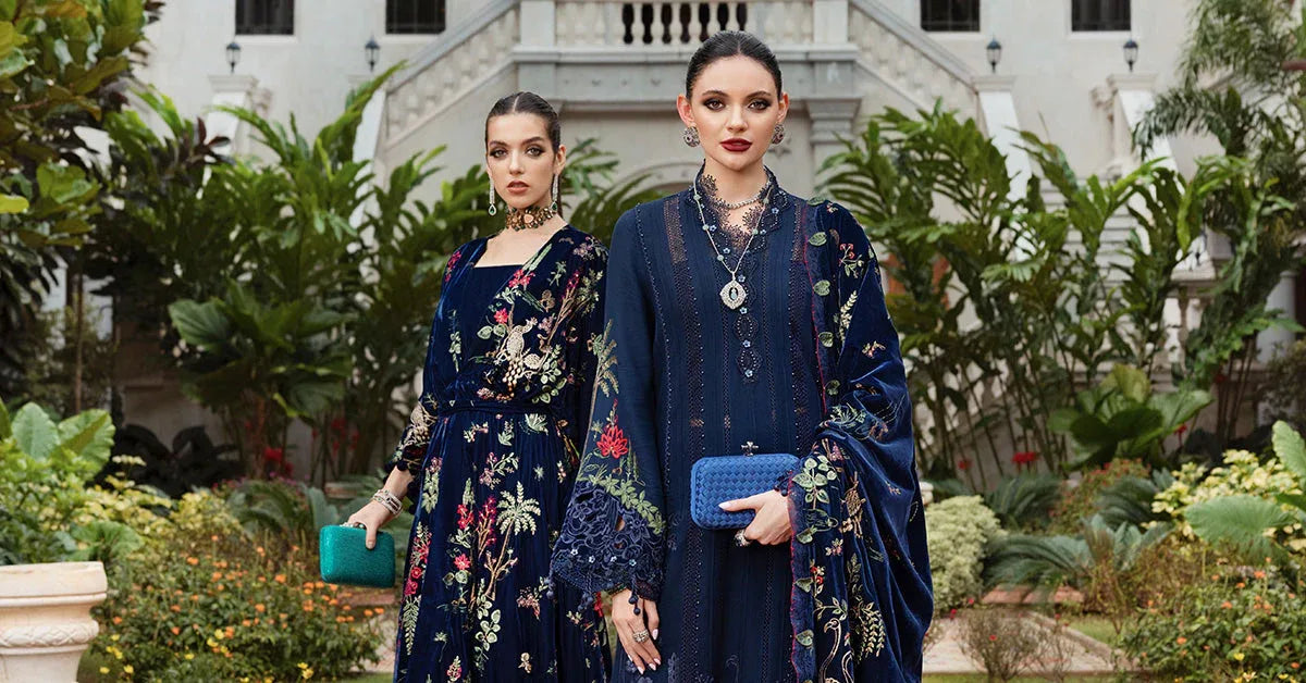3 Piece Unstitched Embroidered Twill Linen Suit - Rang-e-Khaas