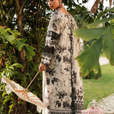 Elaf Premium | Printed Collection 24 | EEP-07B - Black Blossom