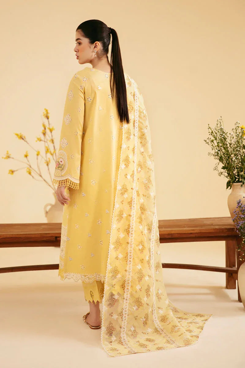 Qalamkar | Qlinekari Luxury Lawn | SQ-12 ZHAIN - Rang-e-Khaas