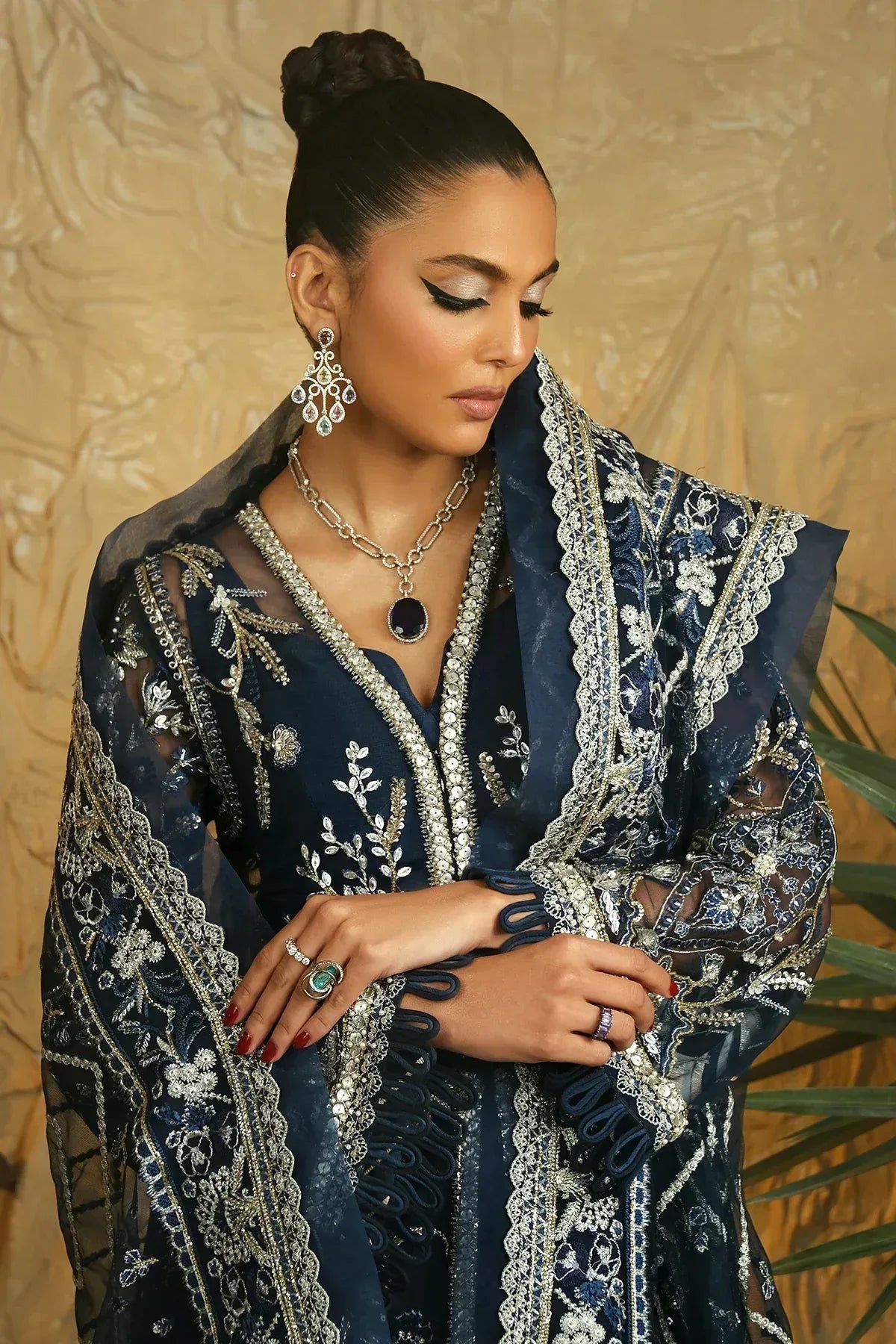 Mina Kashif | Kahani Luxury Formals 23 | Emerald - Rang-e-Khaas