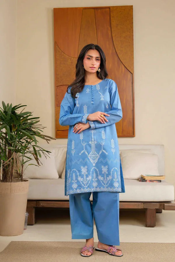 Noor by Saadia Asad | Noor Pret 25 | D5 - Blue Miraj - Rang-e-Khaas