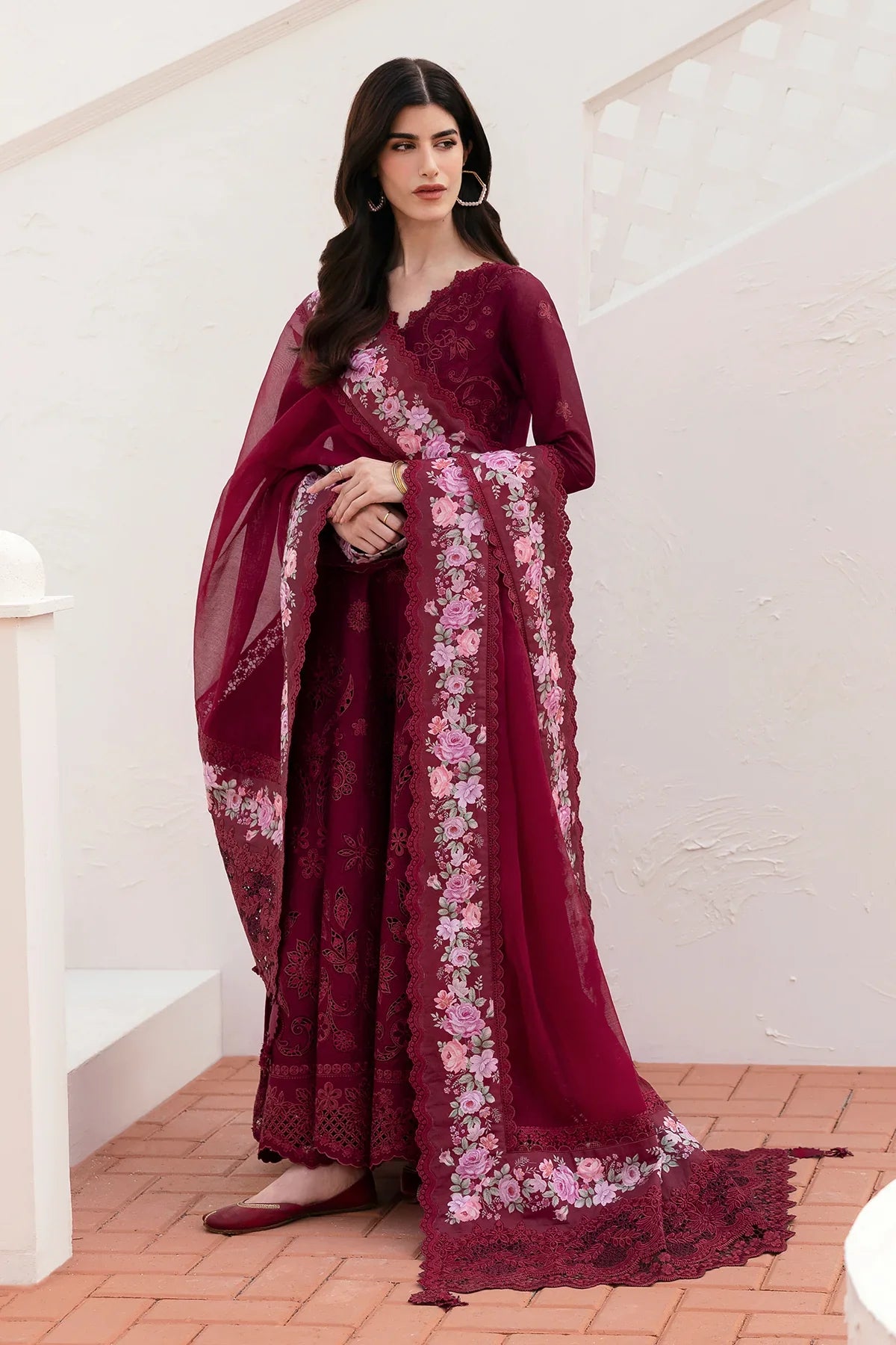 Baroque | Eid Lawn | EMBROIDERED LAWN EL-D05