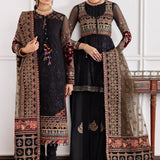 BAROQUE-EMBROIDERED CHIFFON CH09-04