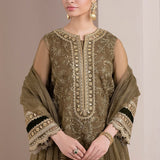 BAROQUE-EMBROIDERED ORGANZA UF-414