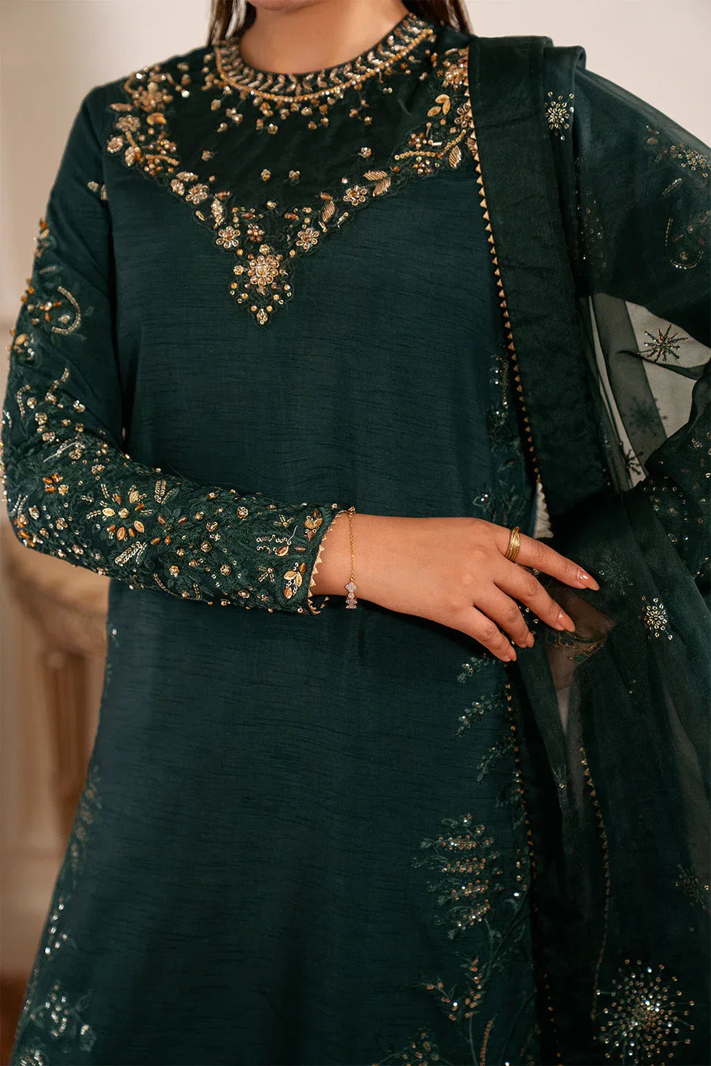 Neeshay | Luxe Pret | Emerelle - Rang-e-Khaas
