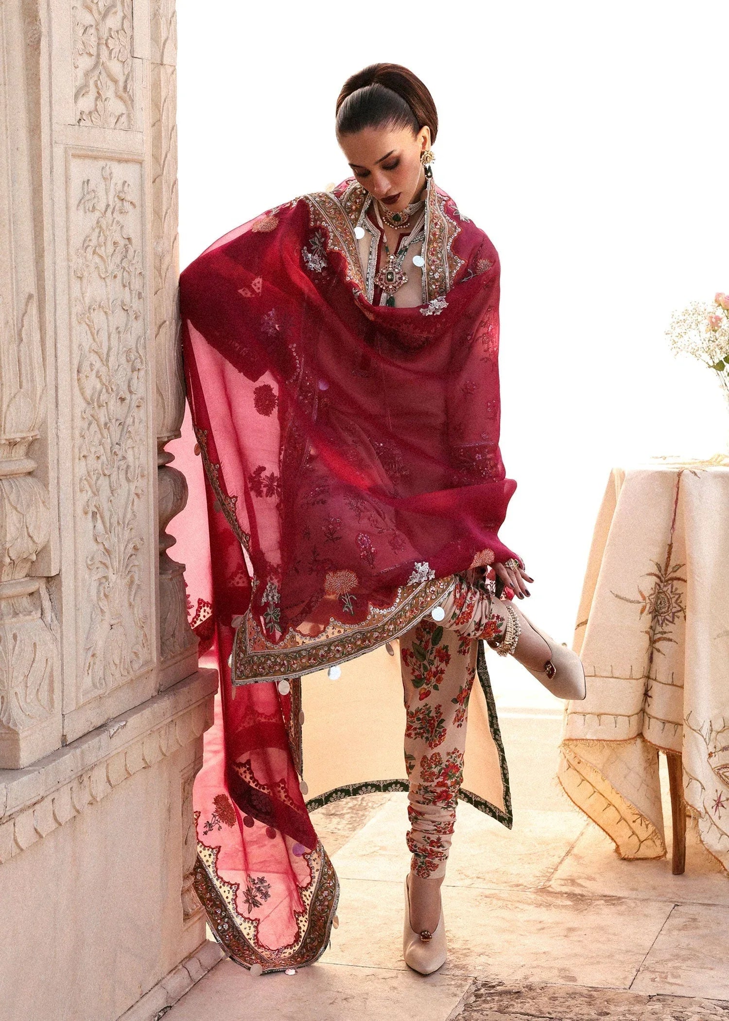 Hussain Rehar | Luxury Pret AW 25 | Florielle - Rang-e-Khaas