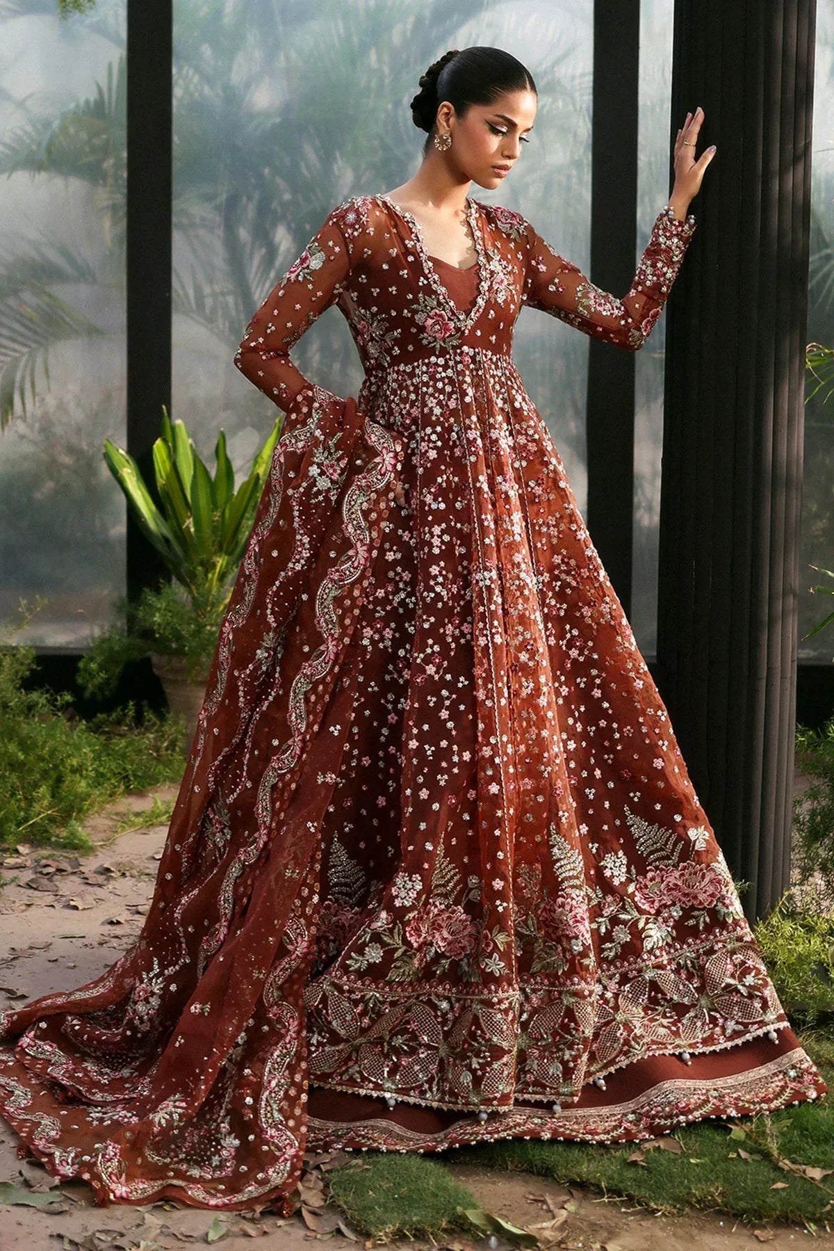 Afrozeh | La Fuchsia 25 | Shale - Rang-e-Khaas