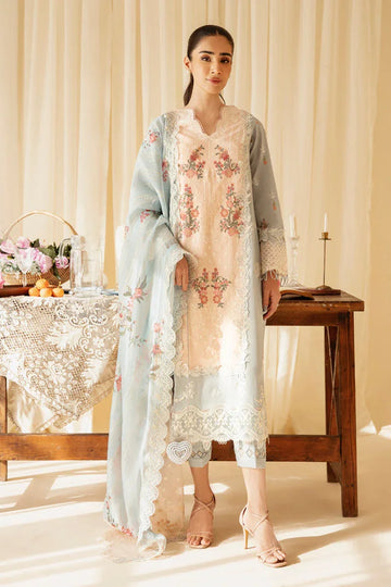 Qalamkar | Qlinekari Luxury Lawn | SQ-15 NEYLAN - Rang-e-Khaas