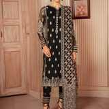 Iznik | Chiffonkari Formals | ICK-03 Embroidered Chiffon