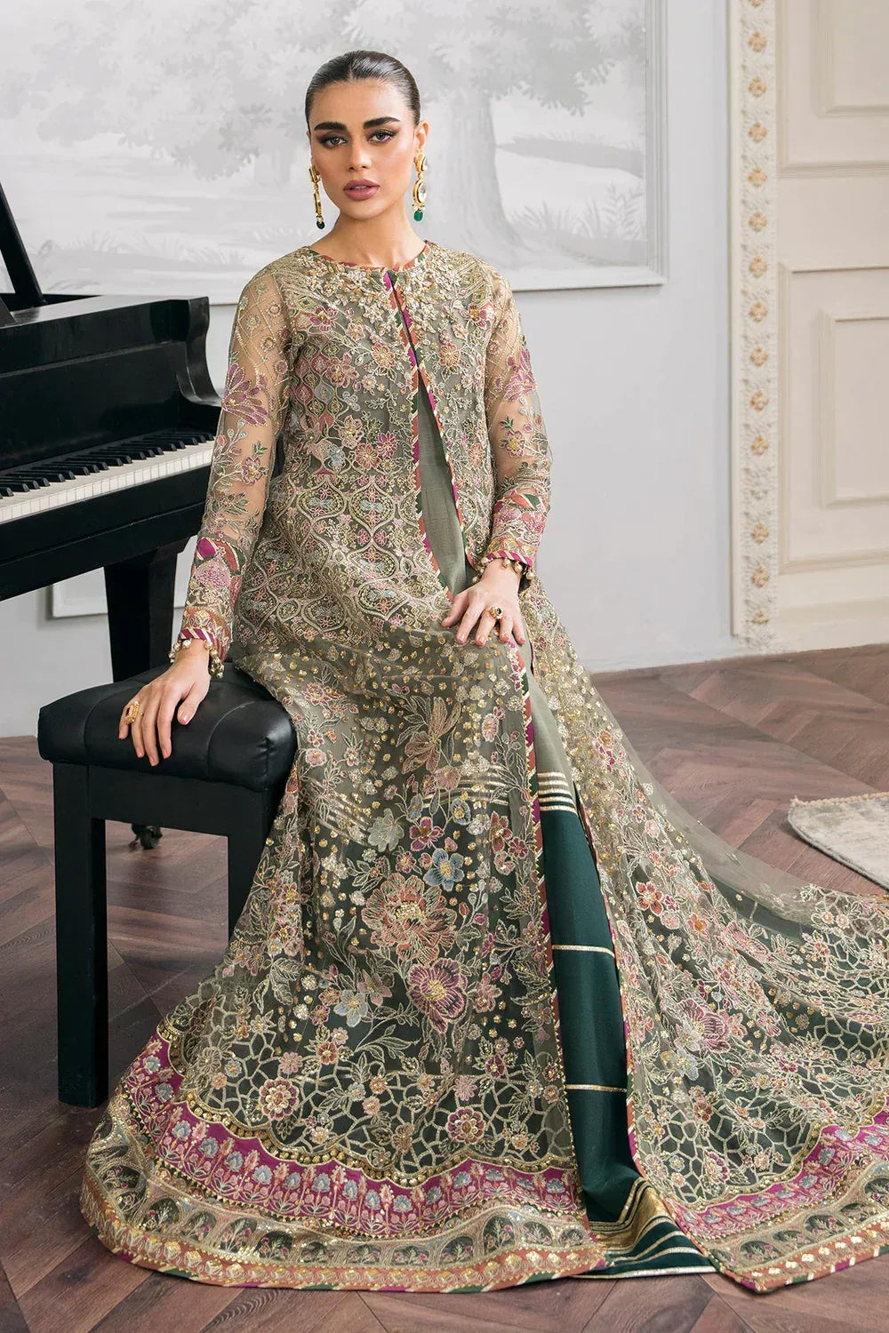 Baroque | Chantelle Embroidered Collection 2024 | CH12-02 - Rang-e-Khaas