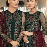 Zarif | Mehroz Formals | PINE GREEN