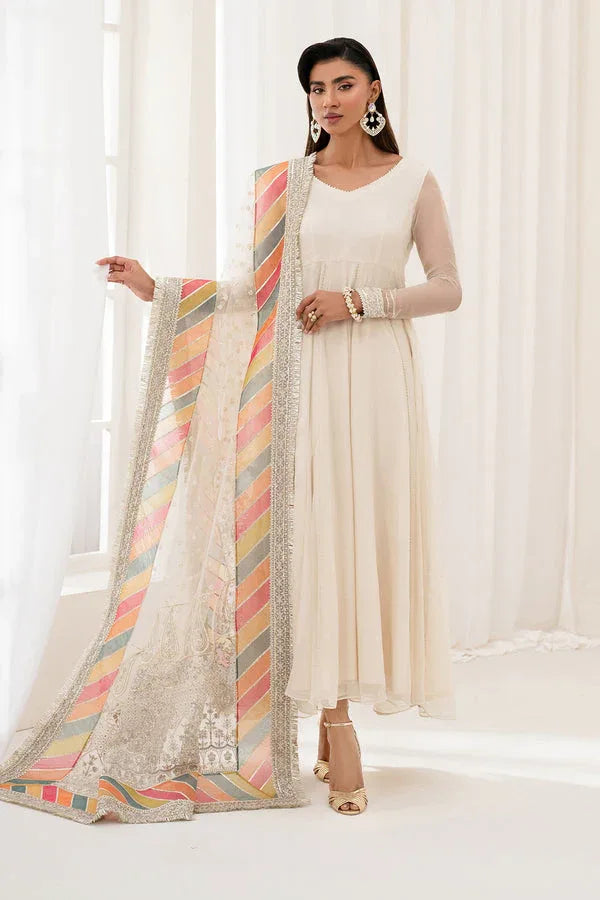 Baroque | Luxury Pret 25 | EMBROIDERED CHIFFON PR-1098 - Rang-e-Khaas