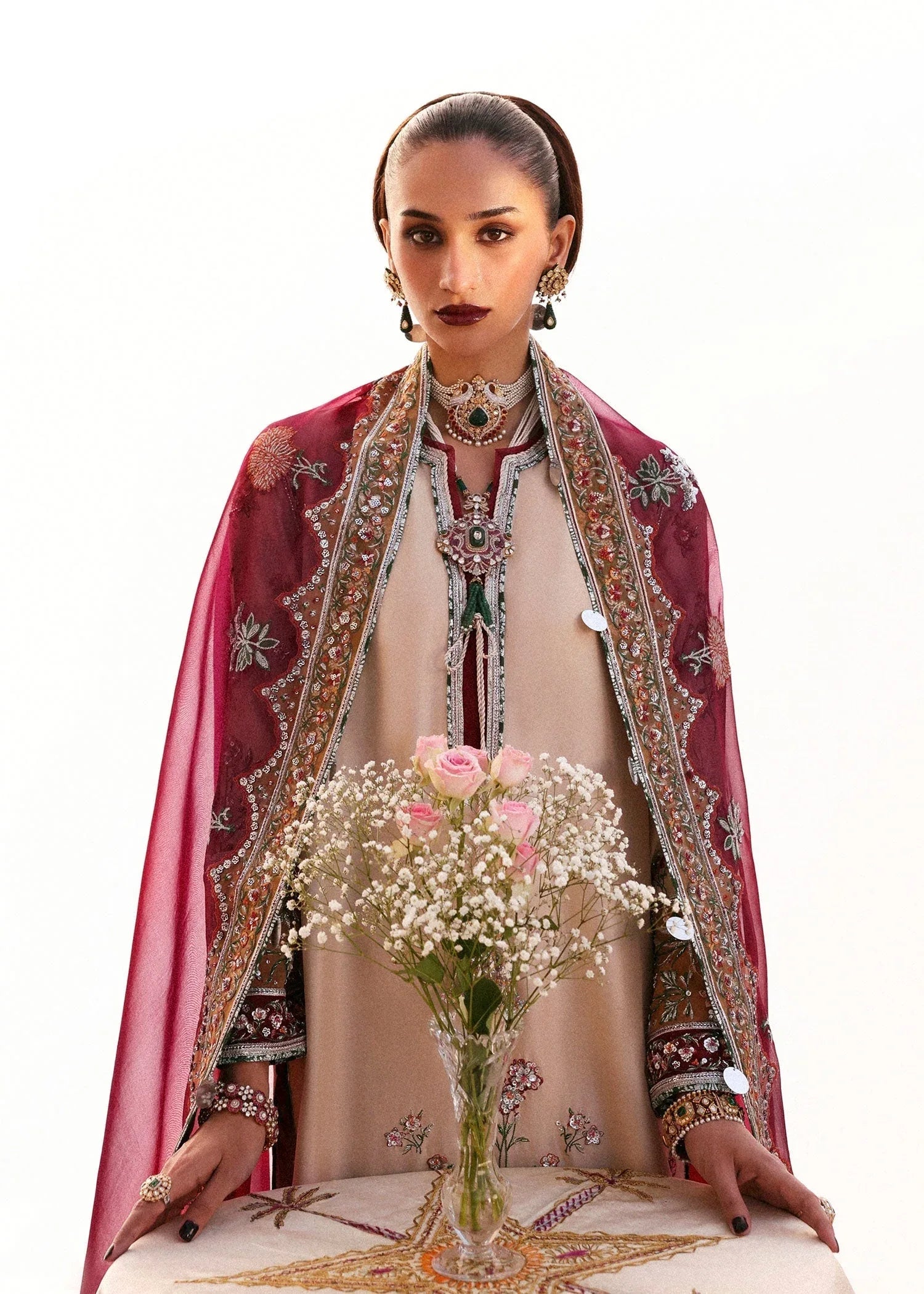 Hussain Rehar | Luxury Pret AW 25 | Florielle - Rang-e-Khaas