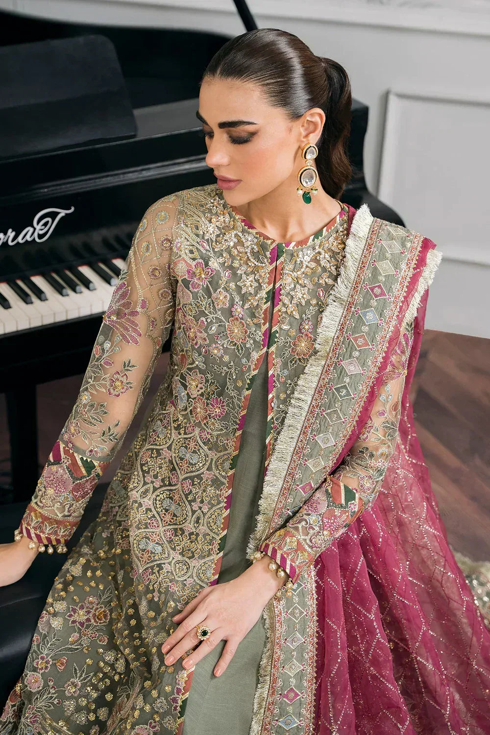 Baroque | Chantelle Embroidered Collection 2024 | CH12-02 - Rang-e-Khaas