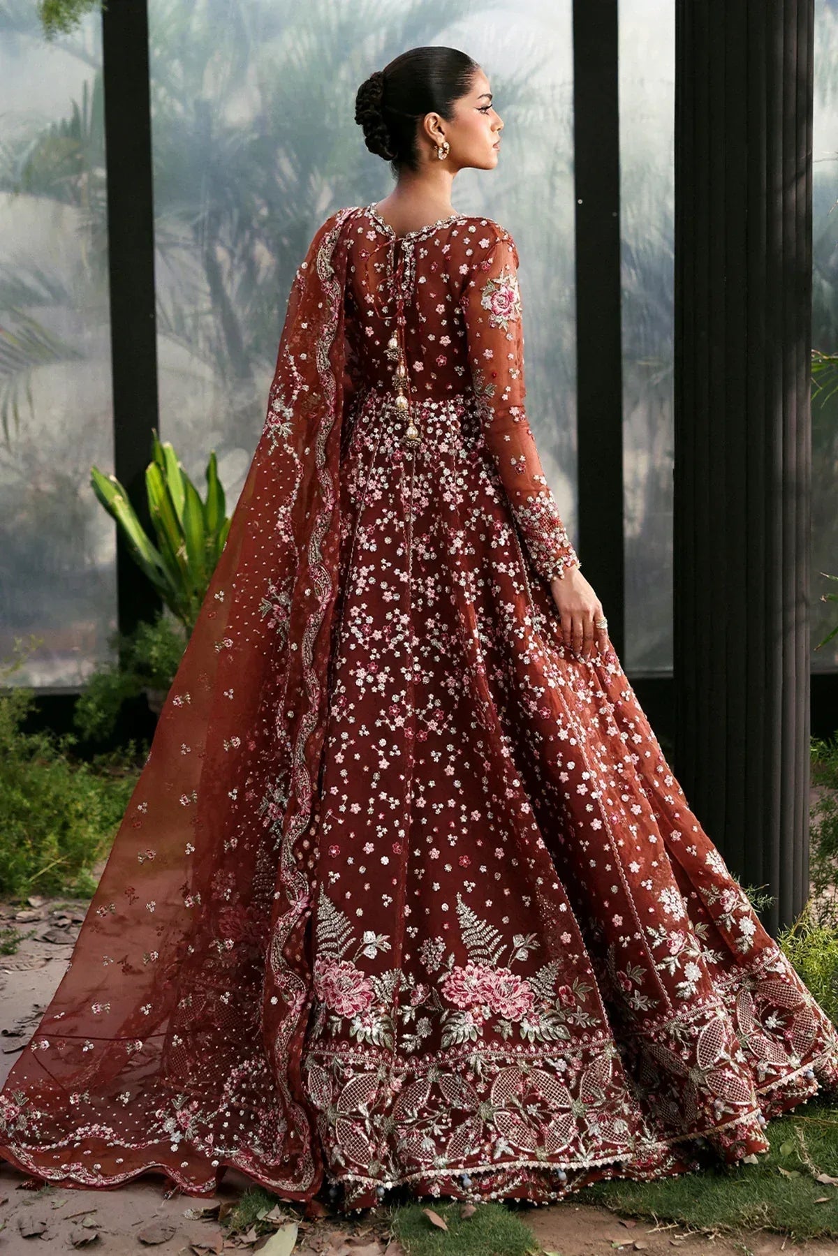 Afrozeh | La Fuchsia 25 | Shale - Rang-e-Khaas