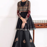 BAROQUE-EMBROIDERED CHIFFON CH09-04