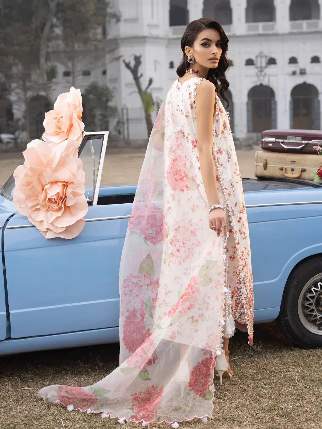 Faiza Faisal | Maya Luxury Lawn | Sandra - Rang-e-Khaas