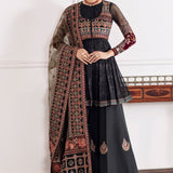 BAROQUE-EMBROIDERED CHIFFON CH09-04