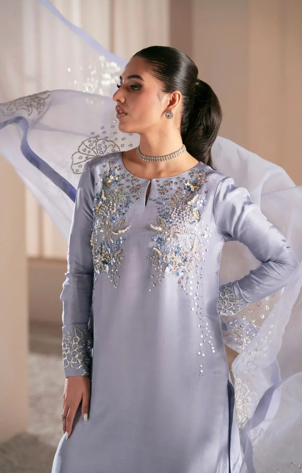 Ajr Couture | Symphony Luxe Festive 25 | Crimson - Rang-e-Khaas