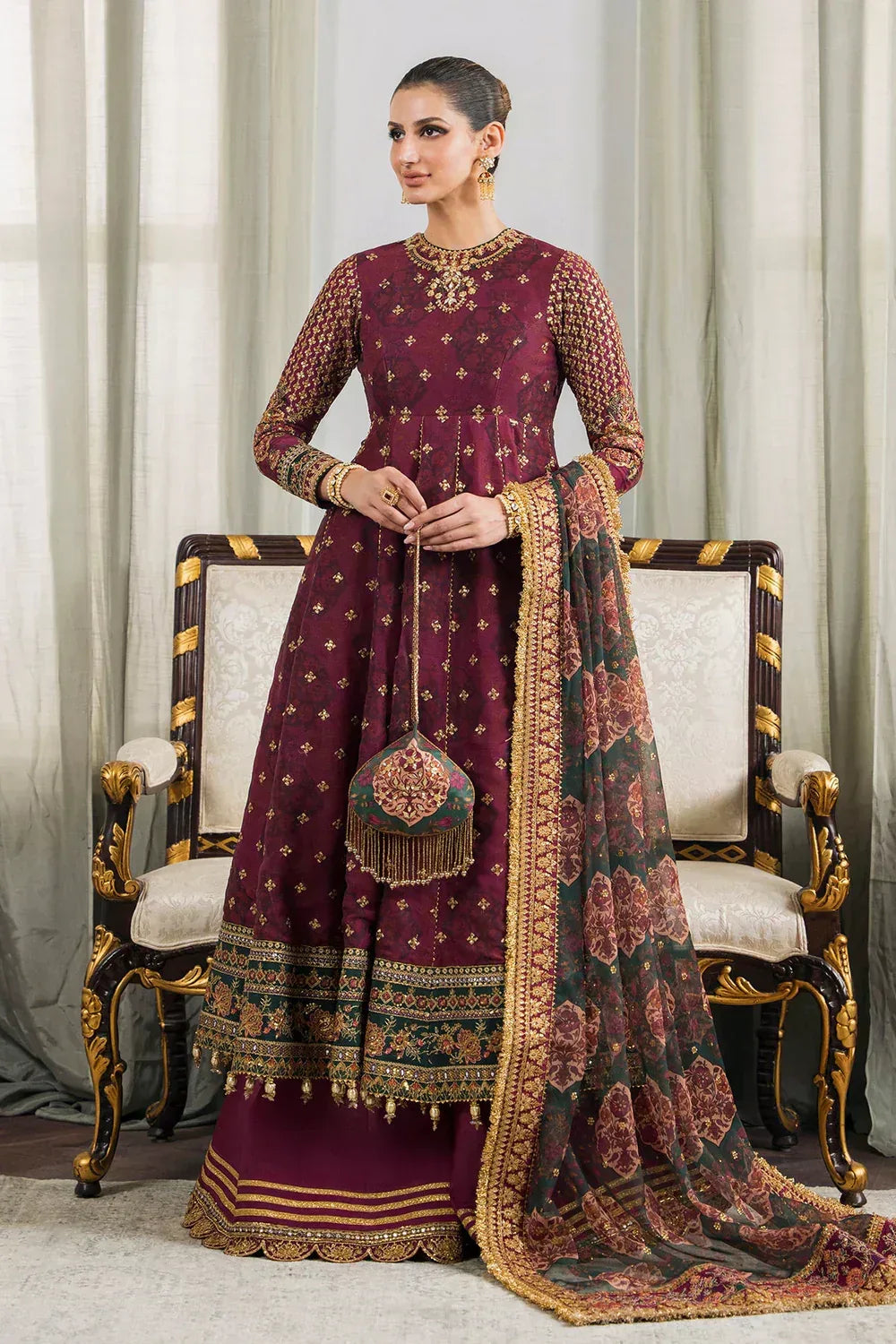 Baroque | Chantelle Embroidered Collection | CH12-03 - Rang-e-Khaas