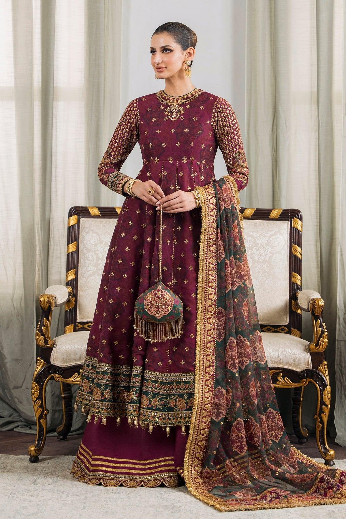 EMBROIDERED CHIFFON CH12-03 STITCHED