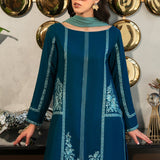 Fahad Hussayn | Lawn Banger | Midnight Teal