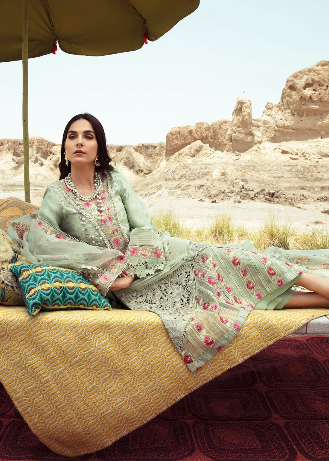 Saira Shakira | Luxury Pret |Parakeet - Rang-e-Khaas